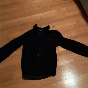 Black corduroy long sleeve